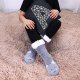 Women’s Fuzzy Slipper Socks With Grippers Cozy Warm Cute Animal Gifts (1 Pairs)
